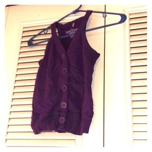 Girls Tank Top with Buttons